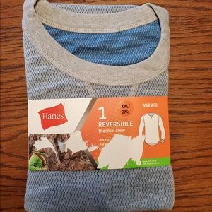 Men’s Hanes Reversible Thermal Shirt Size 2X